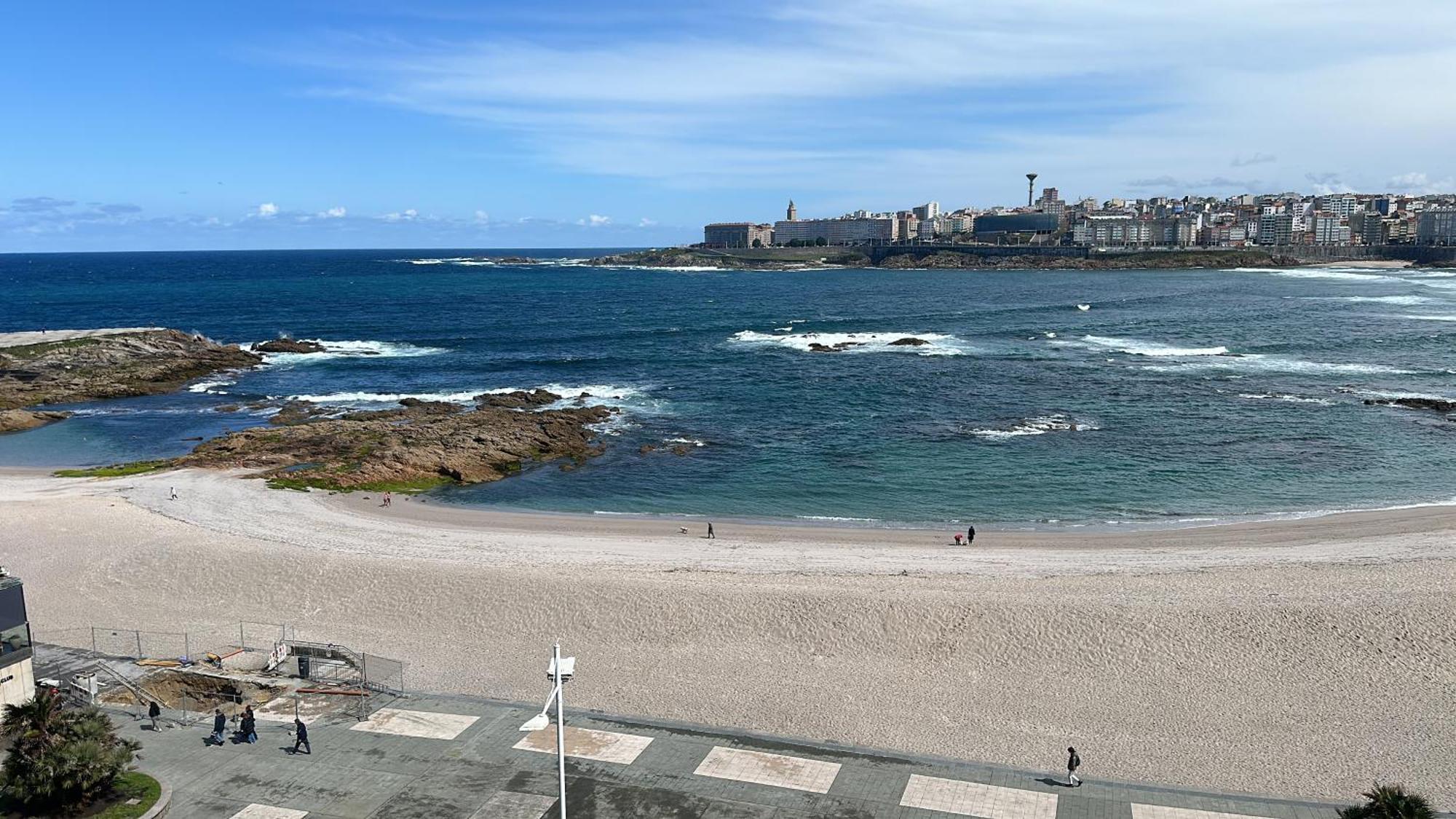 Piso Con Vistas A La Playa De Riazor Apartment A Coruña Exterior foto