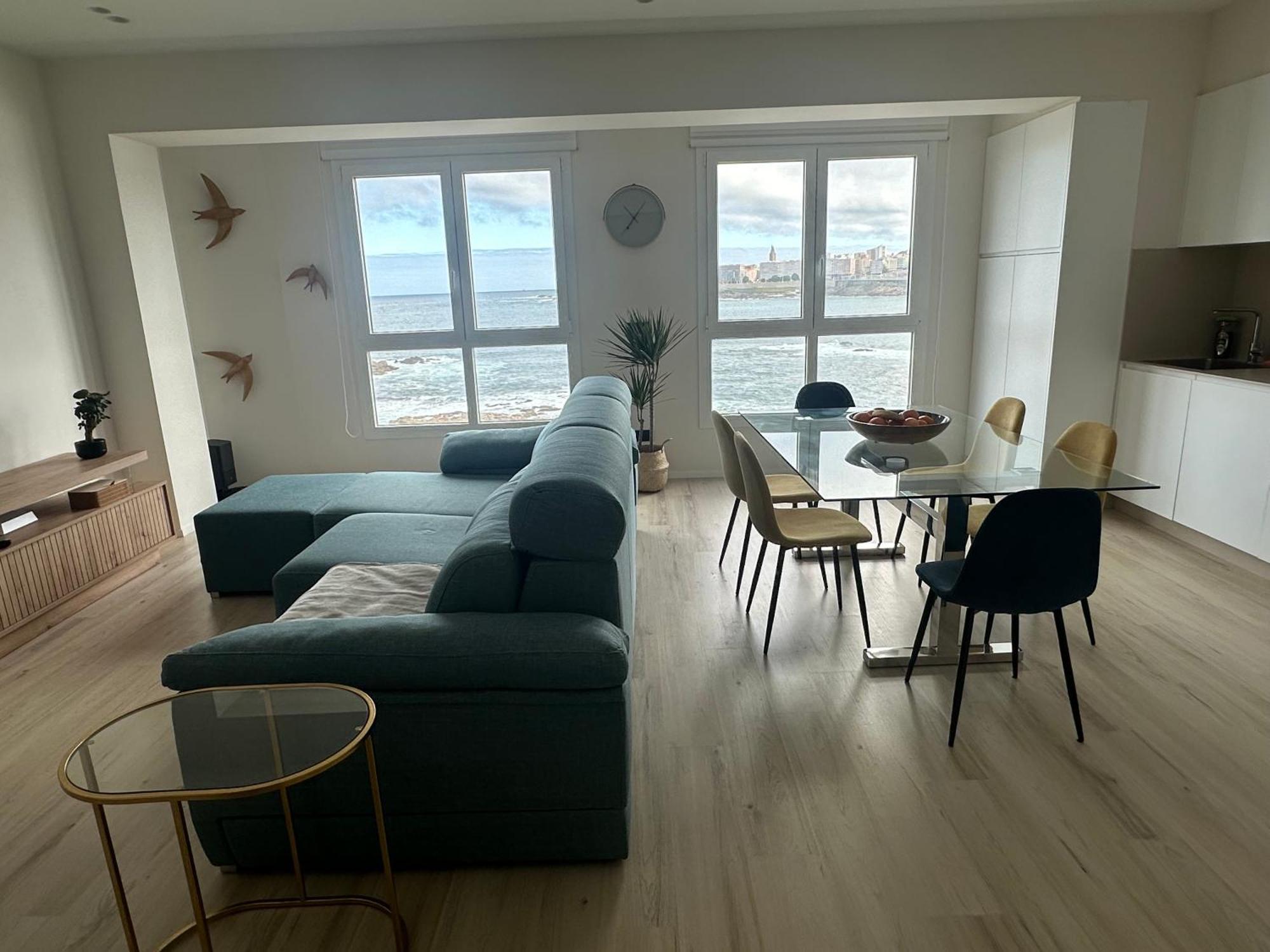 Piso Con Vistas A La Playa De Riazor Apartment A Coruña Exterior foto